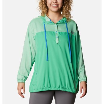 Columbia Ženske Majice S Kapuljačom - Tamiami Plus Size Tirkizne Plave | GJQZ-63518